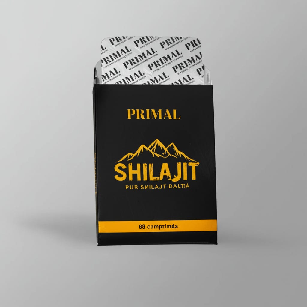 Une boite de comprimés de Shilajit PRimal