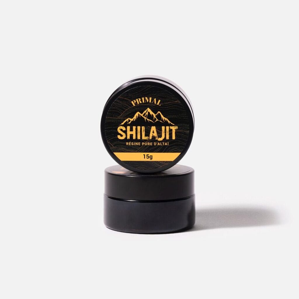 Résine de Shilajit pure Primal Suppléments format découverte - petit format, pot de 15g